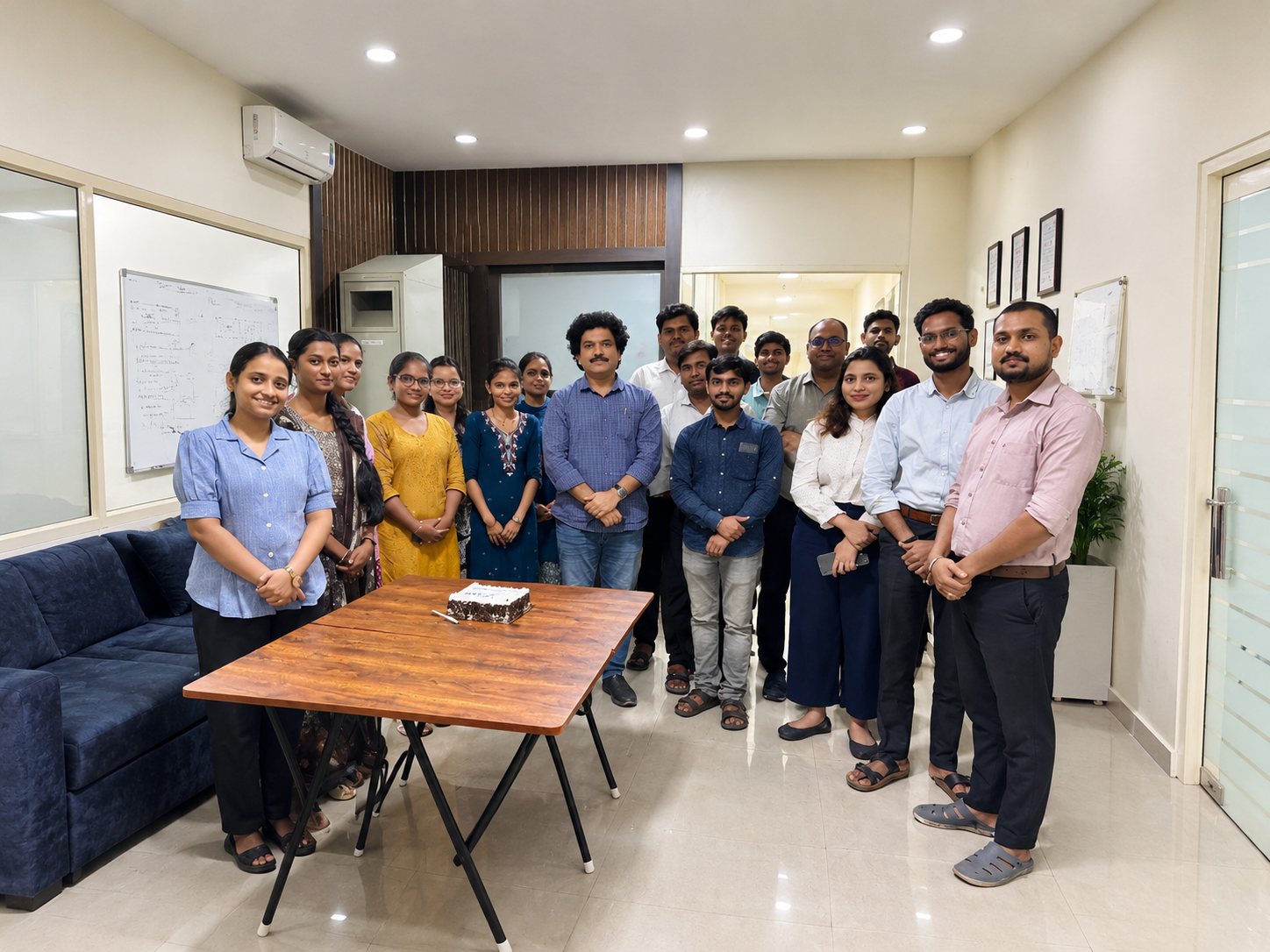Proantek team at the Vashi laboratory